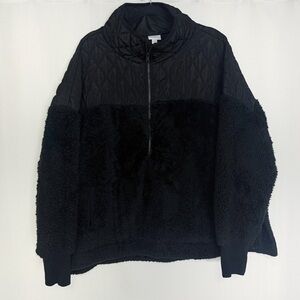 LuLaRoe Nancy Half Zip Pocketed Pullover Size 2XL